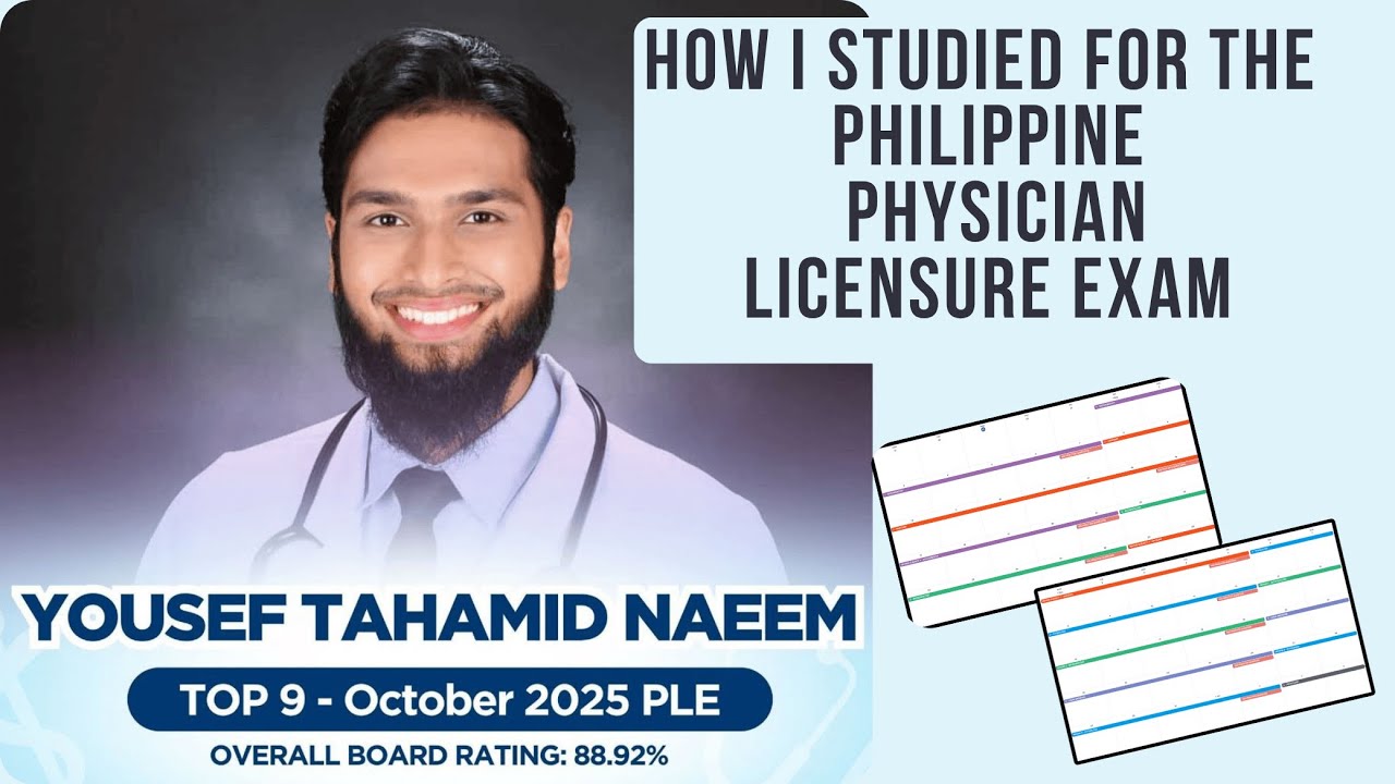 How I Studied for the Philippine Physician Licensure Exam (PLE)