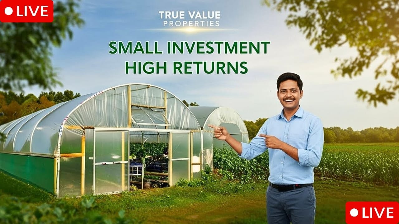 🌱 Poly House Farming Live | How to Earn Monthly Income | Tamil
