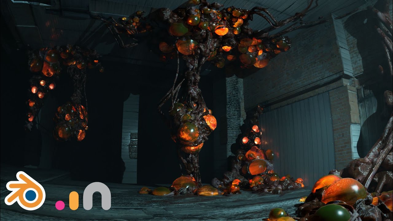 Alien Hive - BLENDER/Medium Timelapse