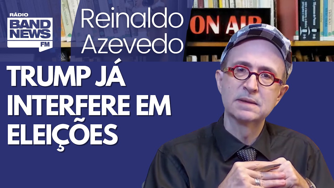 Reinaldo – Trump já interfere em eleições no Brasil; Bolsonaro recebe um reaça do MAGA