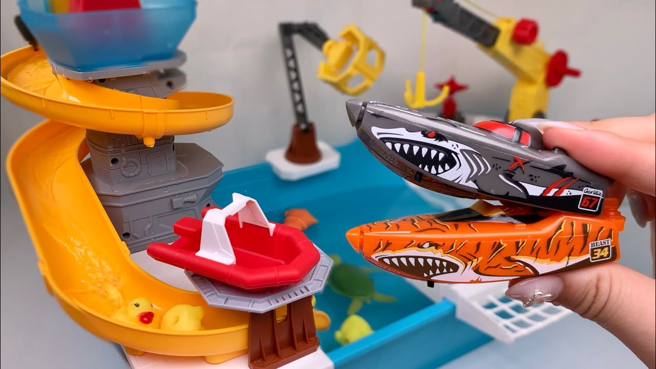 [🐰toy asmr🐰] Zuru Robo Alive Boats & Sliding Ship Playset ASMR Satisfying with Unboxing | Review Toy