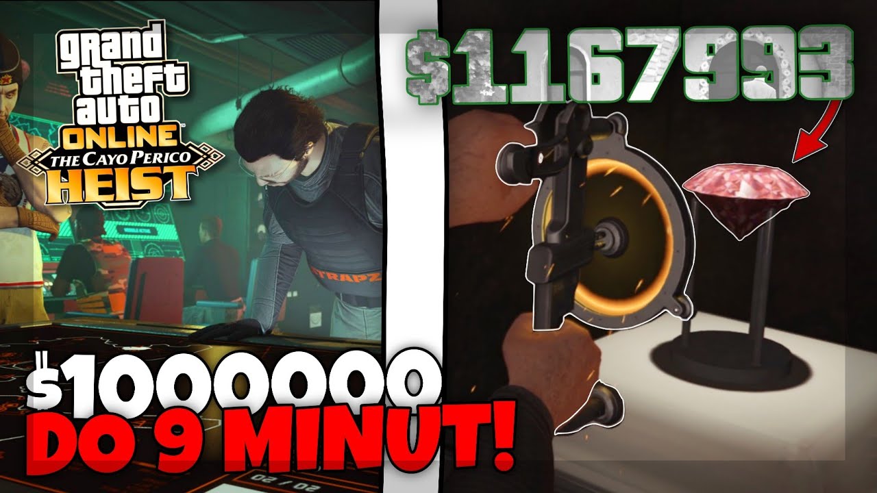 JAK DOHRÁT CAYO PERICO HEIST DO 9 MINUT! 🤑🏝️ **NEJLEPŠÍ TAKTIKA** | GTA Online #9