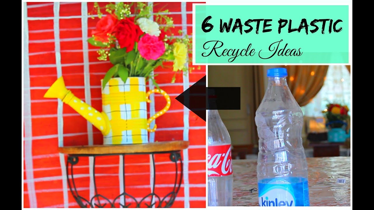 6 Best Ideas to Recycle PLASTIC BOTTLES at home/ DIY home decor