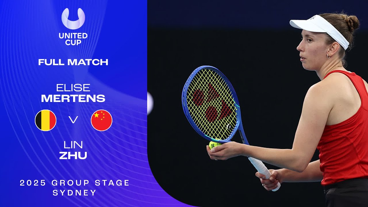 Elise Mertens v Lin Zhu Full Match | United Cup 2026 Group B