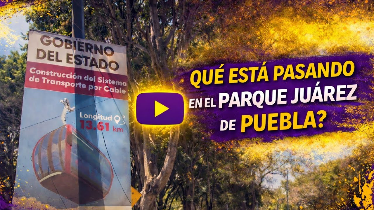 Parque Juárez, árboles y el cablebús de Puebla: ¿Qué está pasando? 