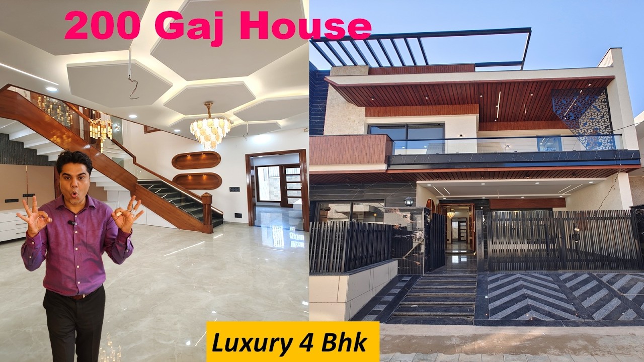 200 gaj villa design Modern | 30x60 House Plan | 4 BHk Duplex House Design with Car Parking