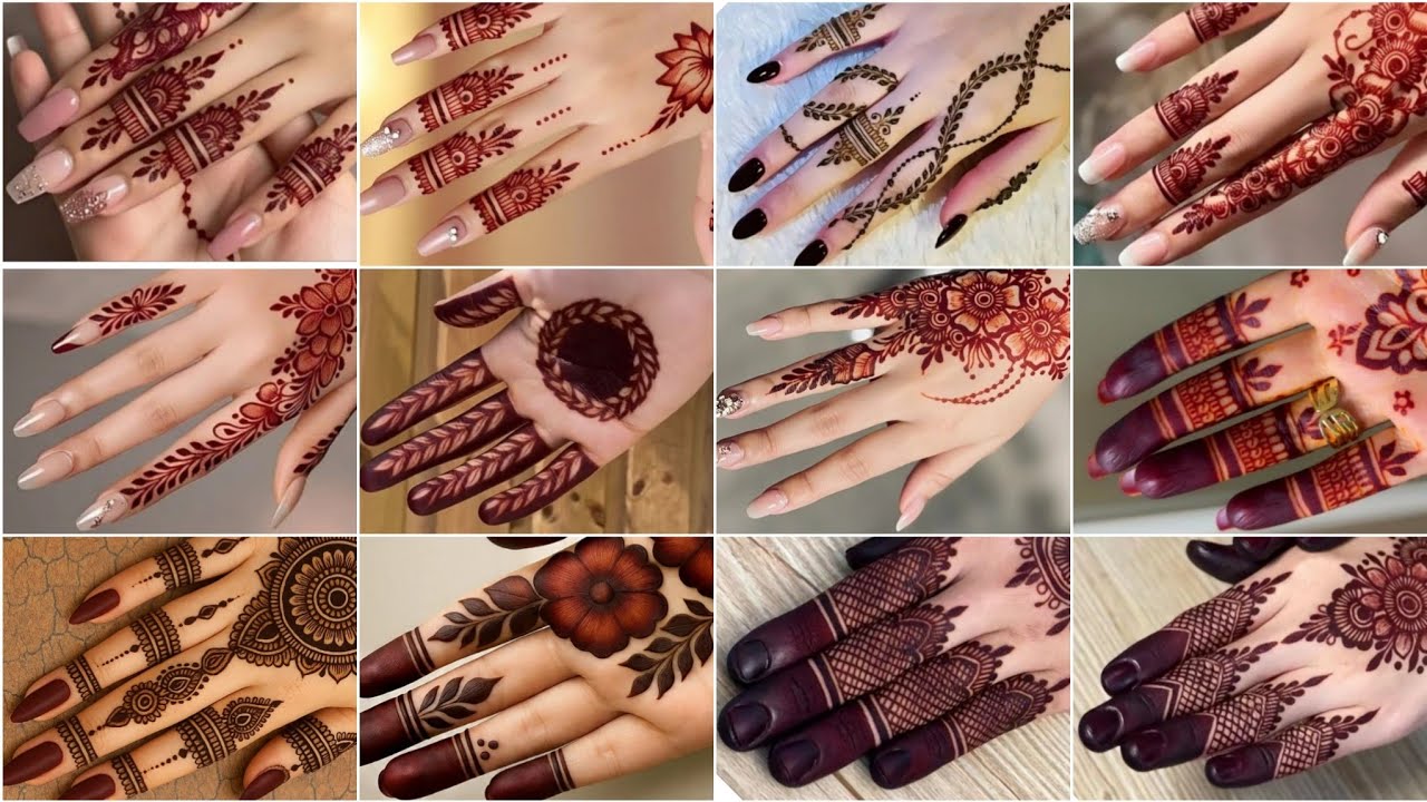 Simple and beautiful finger mehndi designs | new finger mehndi designs | easy finger mehndi designs