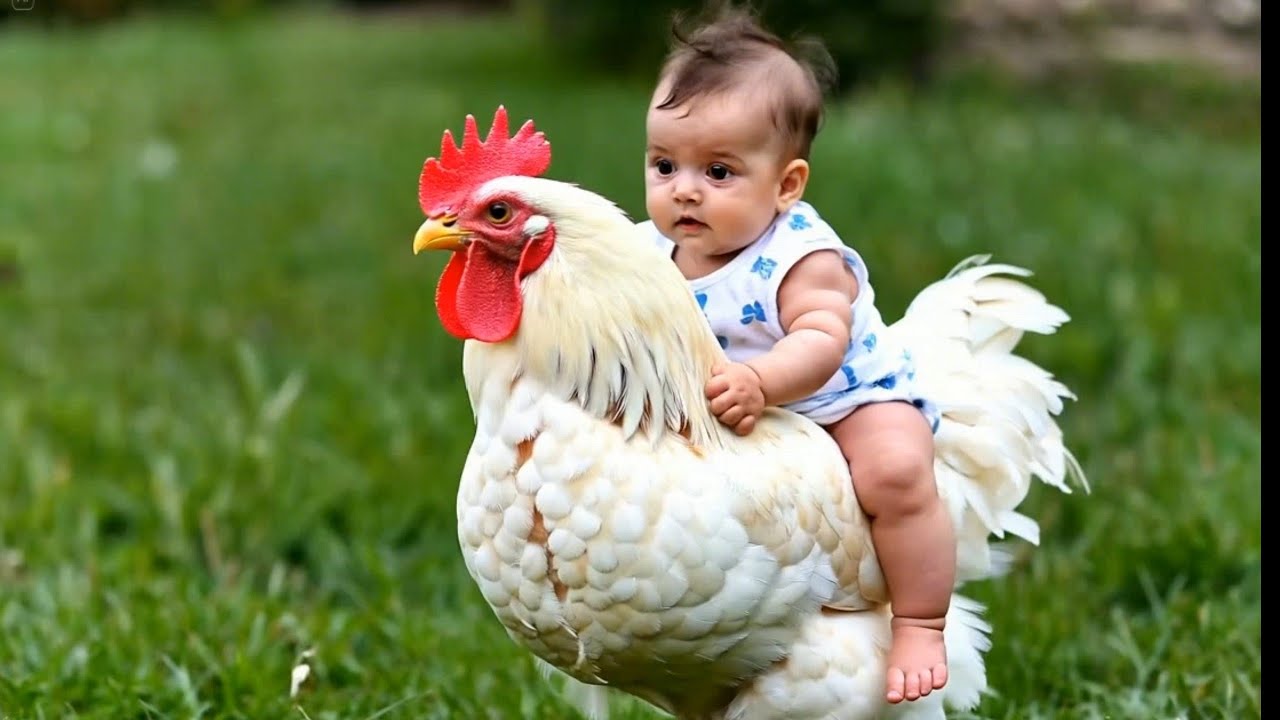 Cluck Cluck Hen 🐔 | Cute Hen Rhyme for Kids | Farm Animal Song