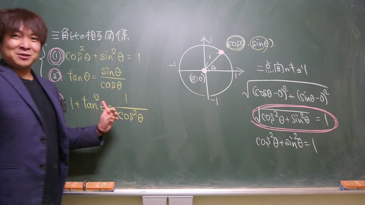【授業サンプル】三角比の相互関係 【高専入学準備講座2020online】