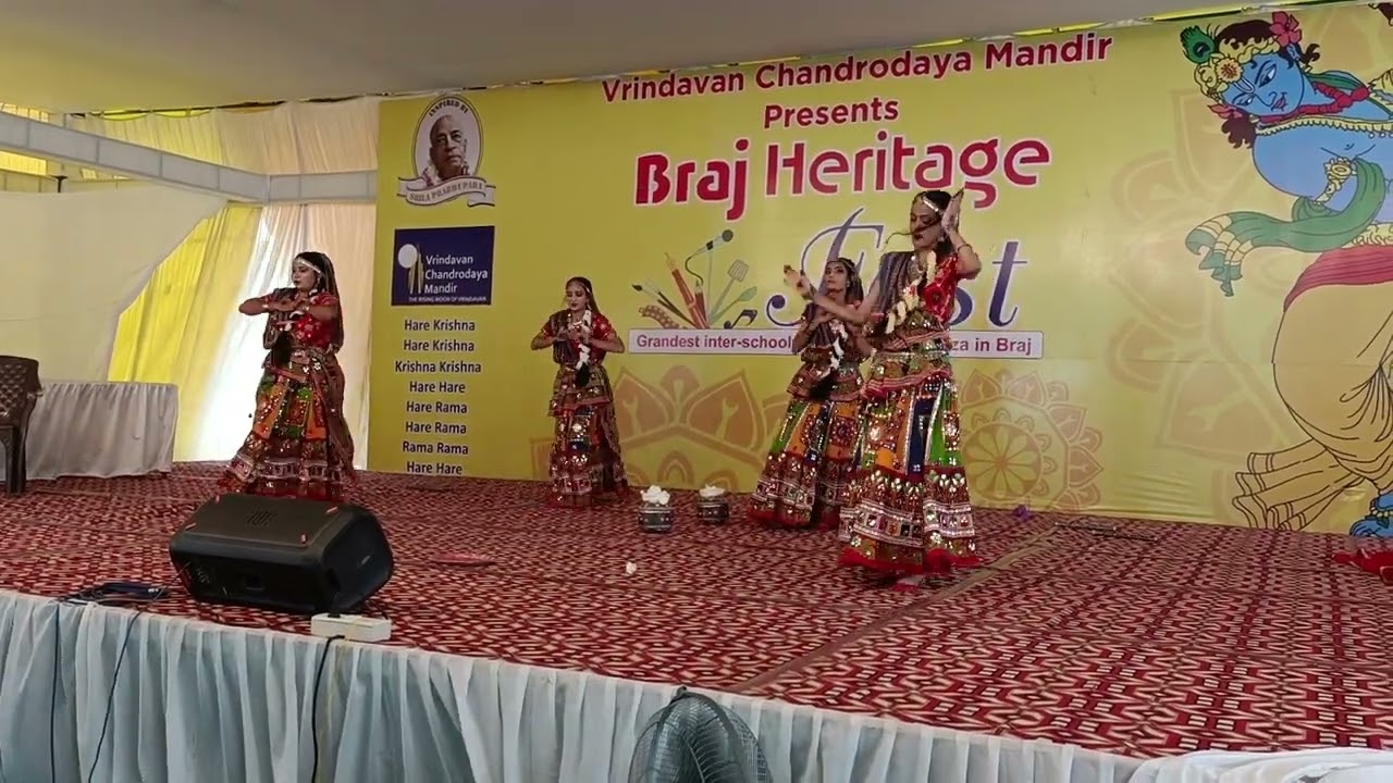 Braj Heritage fest (group-2) folk dance performance class 12th 02/8/22