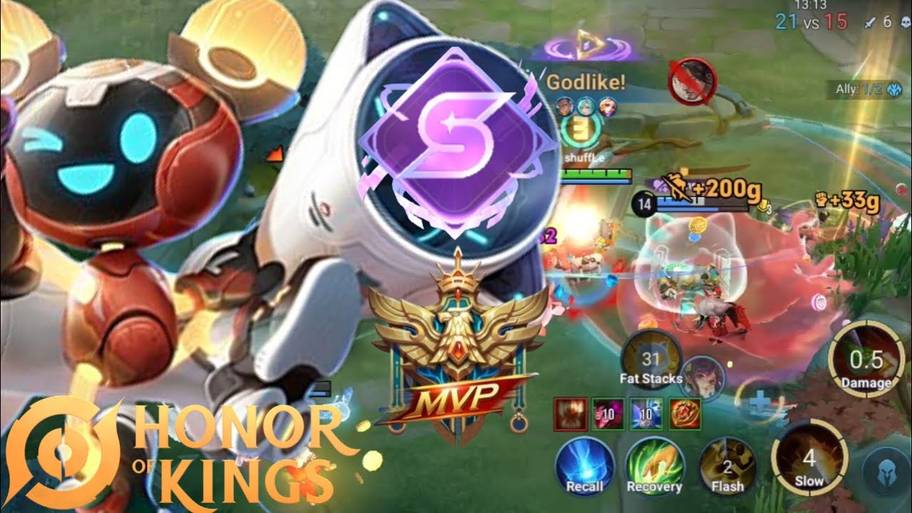 MVP!!! Невероятный критический урон, Лубан №7 | Геймплей Honor of Kings