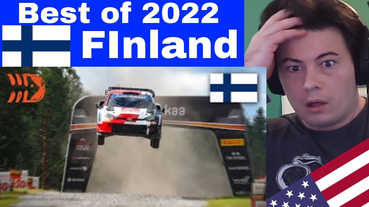 American Reacts Best of WRC Rally Finland 2022 - Crashes, Action and Pure Sound