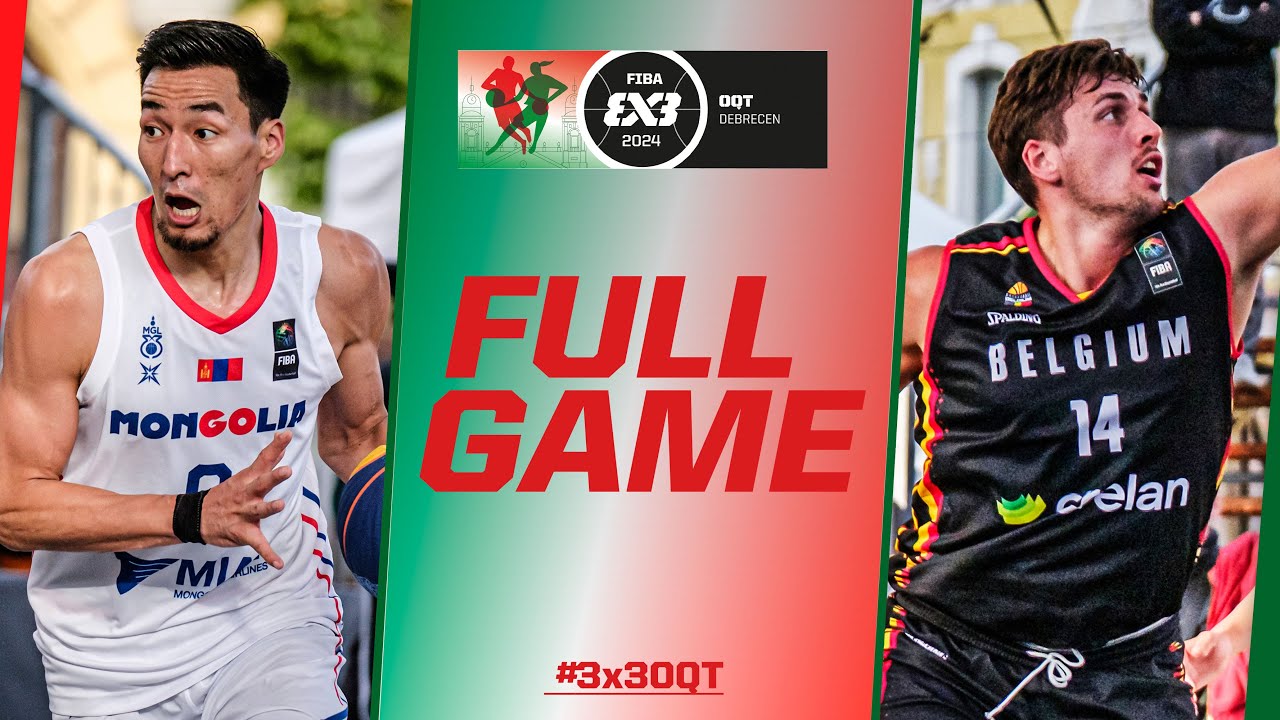 Mongolia 🇲🇳 vs Belgium 🇧🇪 | Men Full Game | FIBA #3x3OQT 2024 | 3x3 Basketball