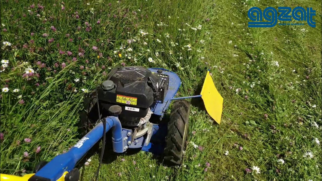 AGZAT - Lawn mowing with drum mower 2021
