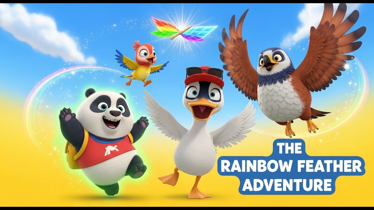 Join Bao the Panda and Pen the Hip-Hop Duck Save the Rainbow Feather - Magical Kids Adventure