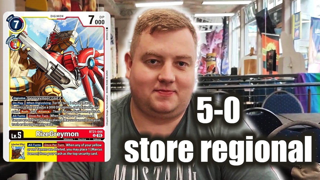 I won a Store-Regional with Shinegreymon | Digimon Card Game