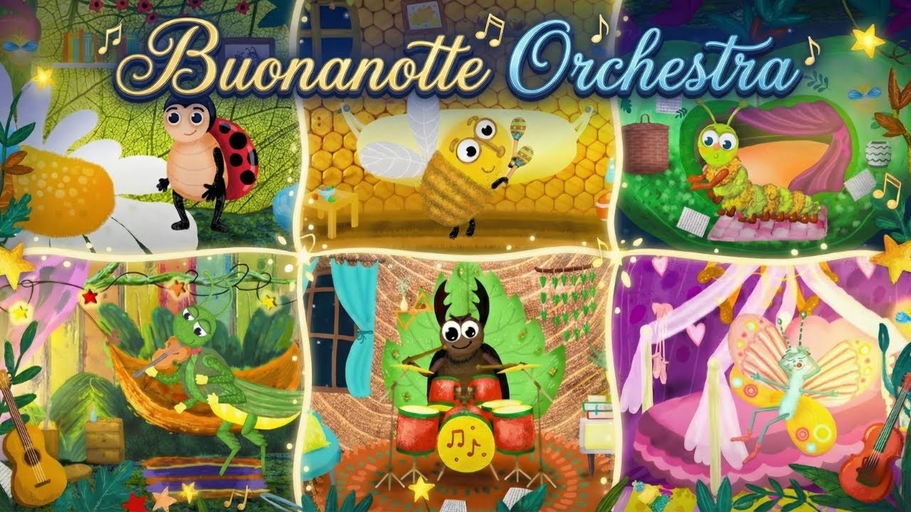Buonanotte, Orchestra! 🦋 Storie della Buonanotte a Bassa Stimolazione | Nanna Rilassante Bambini