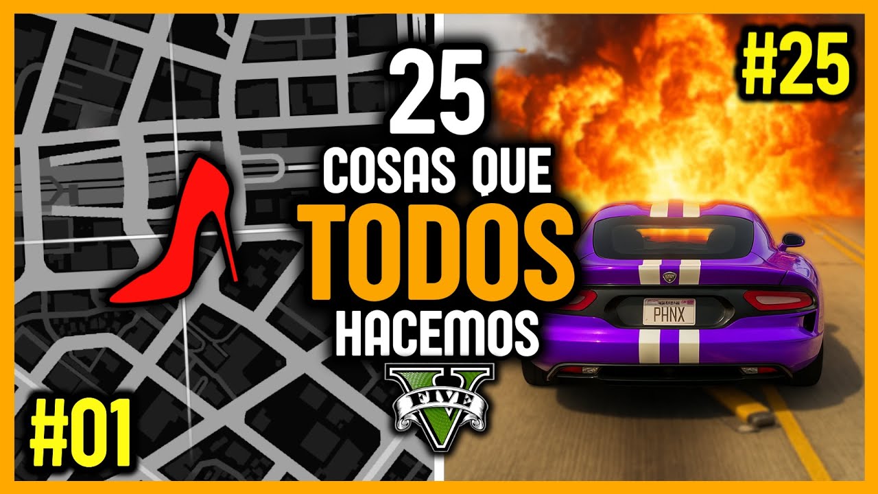 25 Cosas que TODOS HACEMOS en #GTA5 y #GTAOnline