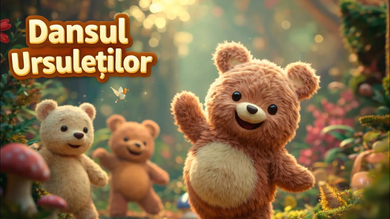 Urșii Dansează 🐻🎵 Cântec Vesel pentru Copii