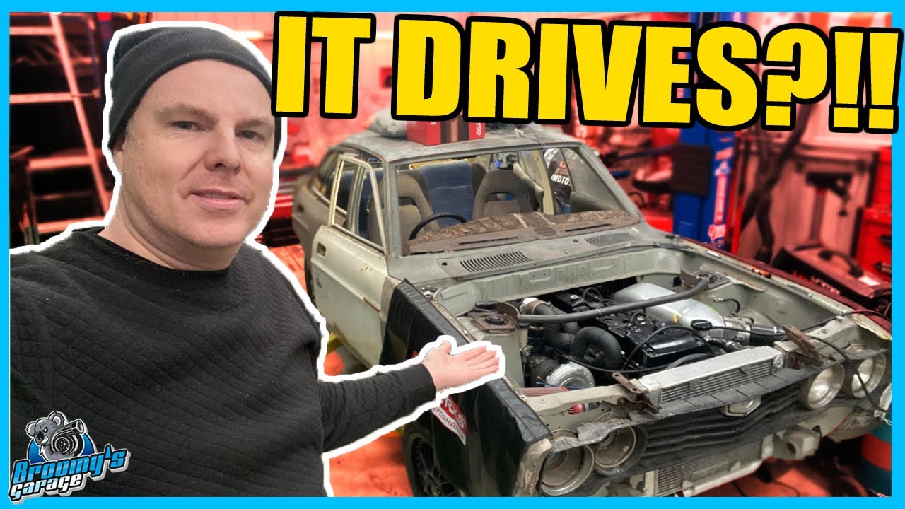 Mazda Barra turbo powered RX4 is almost finished !