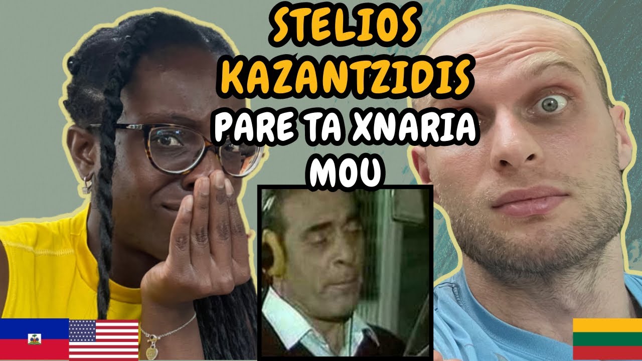 REACTION TO STELIOS KAZANTZIDIS - PARE TA XNARIA MOU | FIRST TIME LISTNENING TO STELIOS KAZANTZIDIS