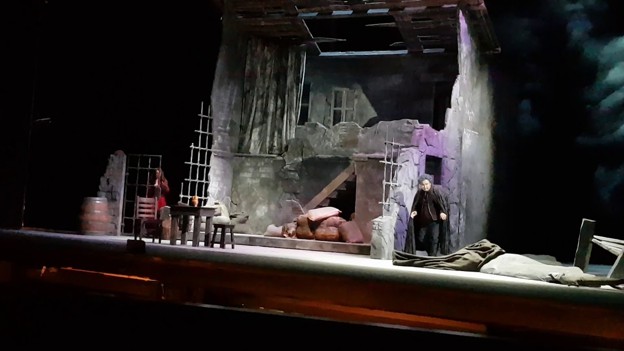 Prova generale Rigoletto.Teatro Carlo Felice.Amartuvshin