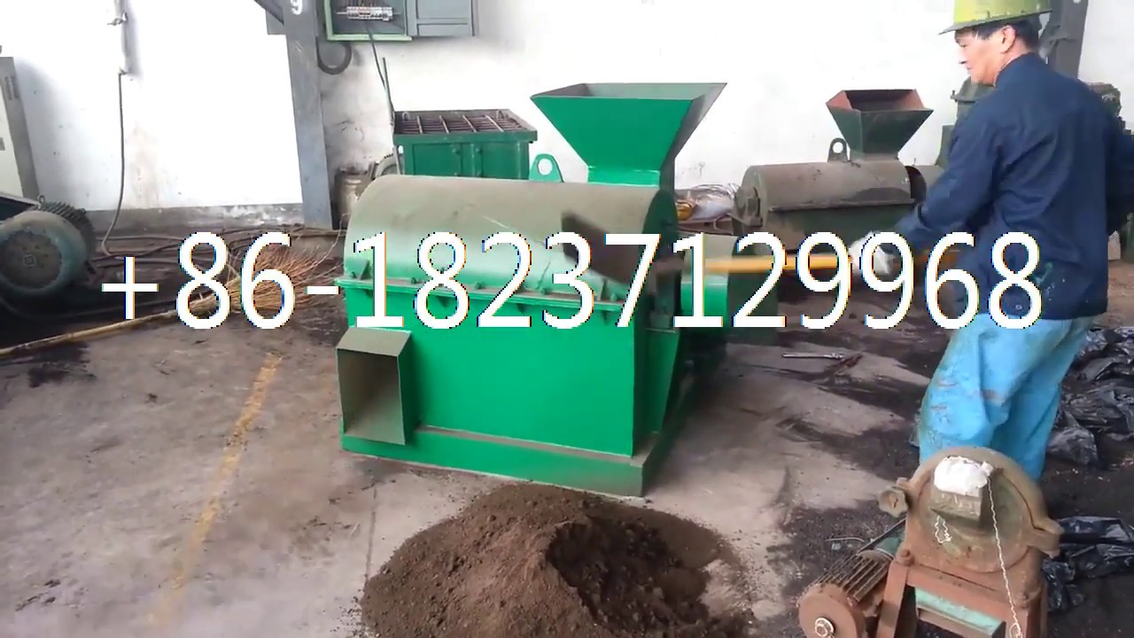 waste poultry chicken manure compost shredder grinder crushing machine