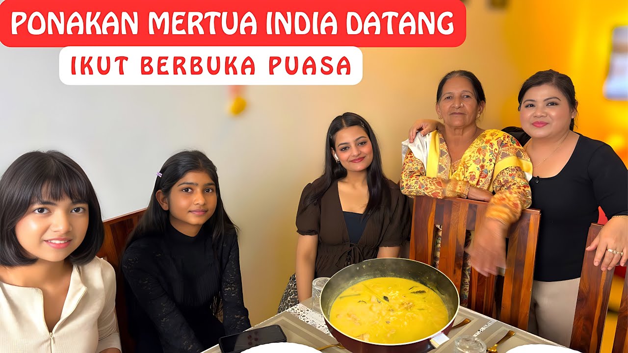 Puasa Hari Ketiga‼️Ponakan Mertua India Datang Ikut Buka Puasa‼️