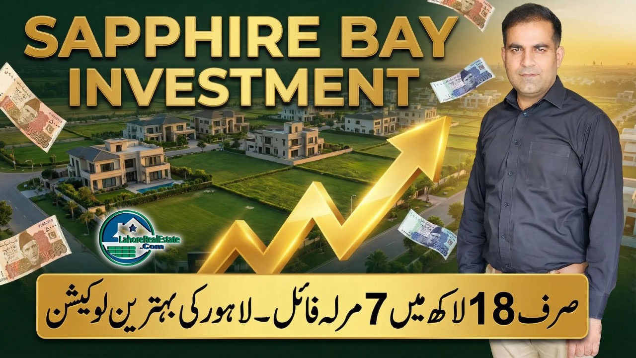 RUDA Sapphire Bay Lahore Investment Guide: Prices, Location & 100% Paid Development Charges 2026
