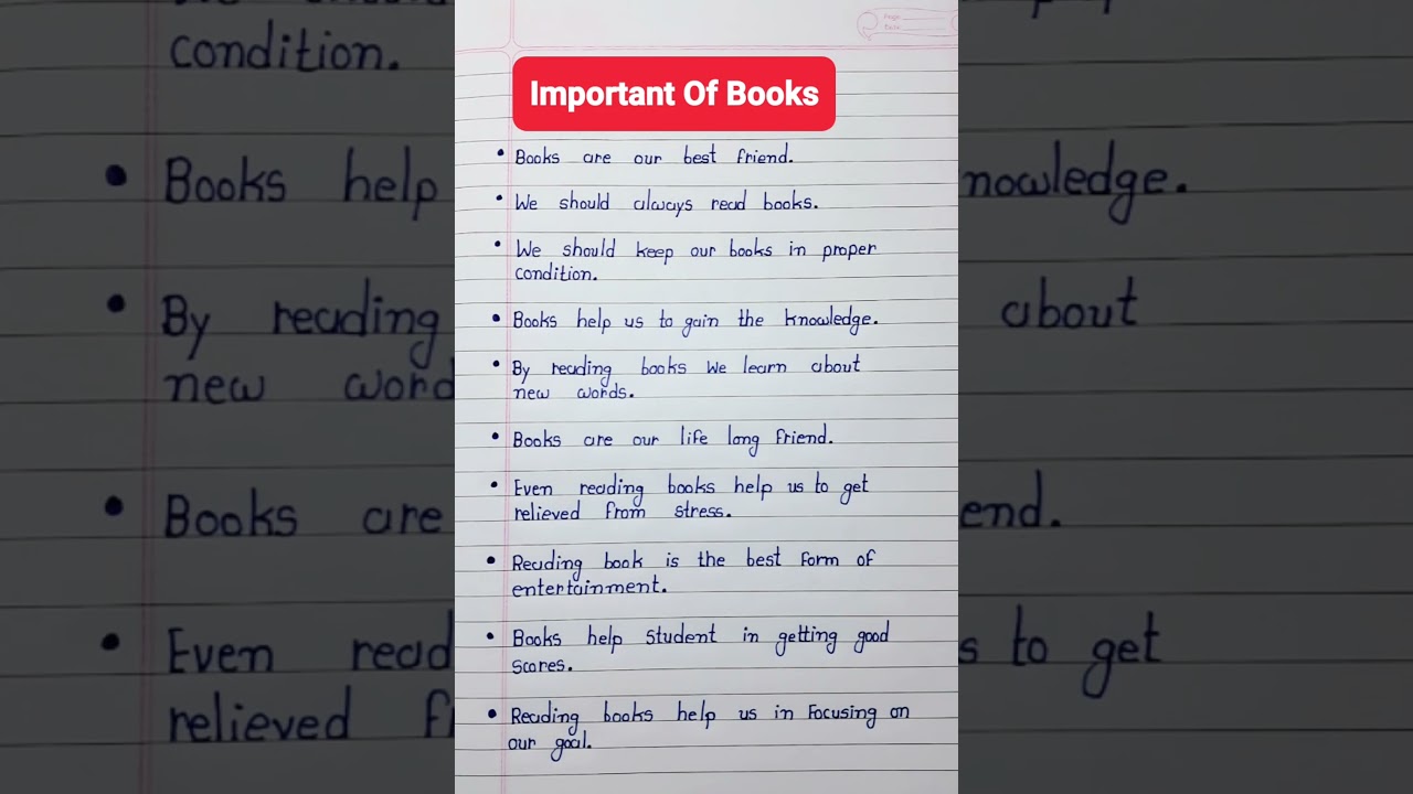 10 Lines On Importance Of Books In English, Importance Of Books Essay, Essay On Importance Of Books