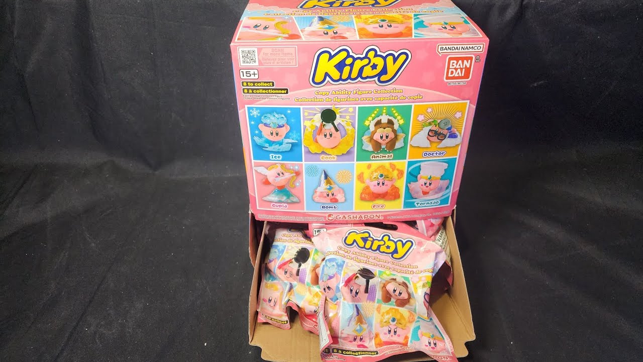Unboxing: Kirby Copy Ability Figure Collection Blind bags