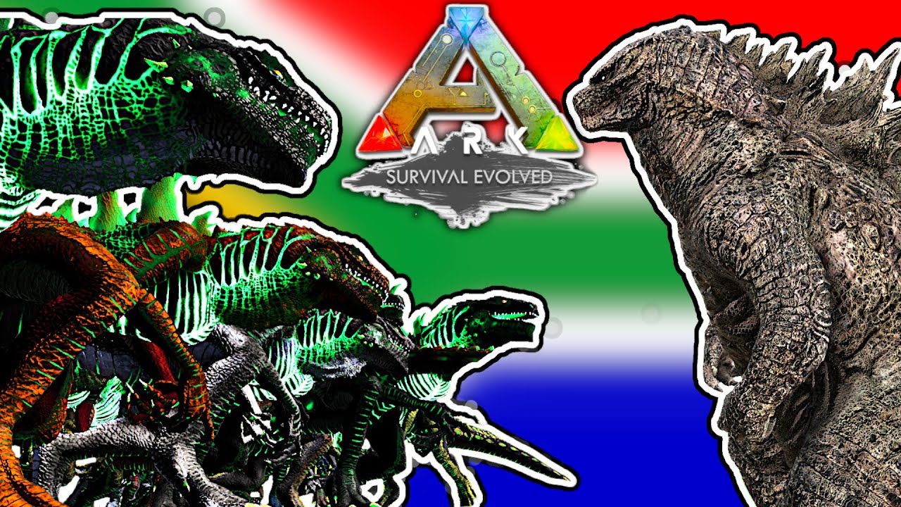 Ark Survival Evolved ! 30 Zillas Vs Godzilla 2021 & Sid's Hybrids Mod Showcase | ARK Mod EPISODE 2