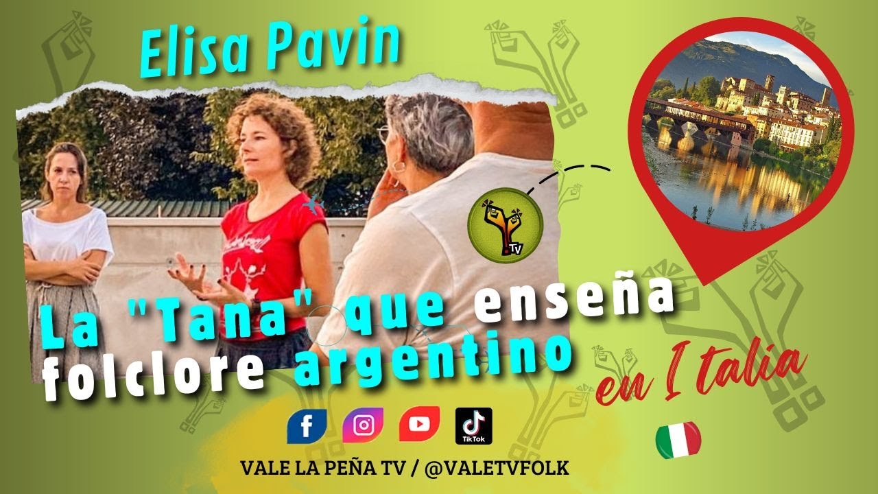 ENSEÑA FOLCLORE ARGENTINO EN ITALIA!! / Te contamos la historia de ELISA PAVIN!