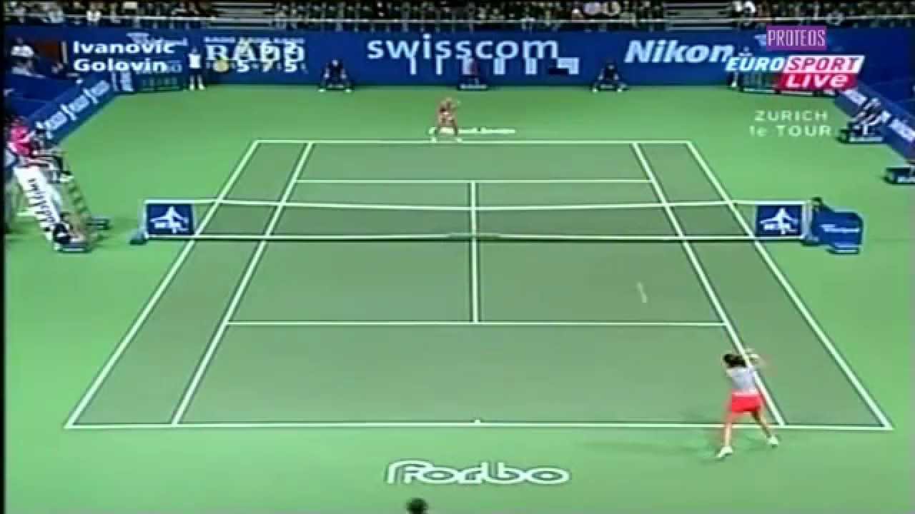 Ana Ivanovic vs. Tatiana Golovin 2004 Zurich Highlights