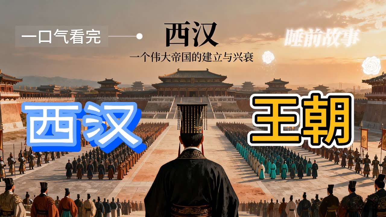 #睡前故事#西汉210年荣辱兴衰历史#一口气看完西汉王朝