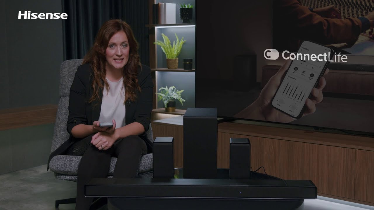 Hisense ConnectLife App - Control the Sound from Your Phone.