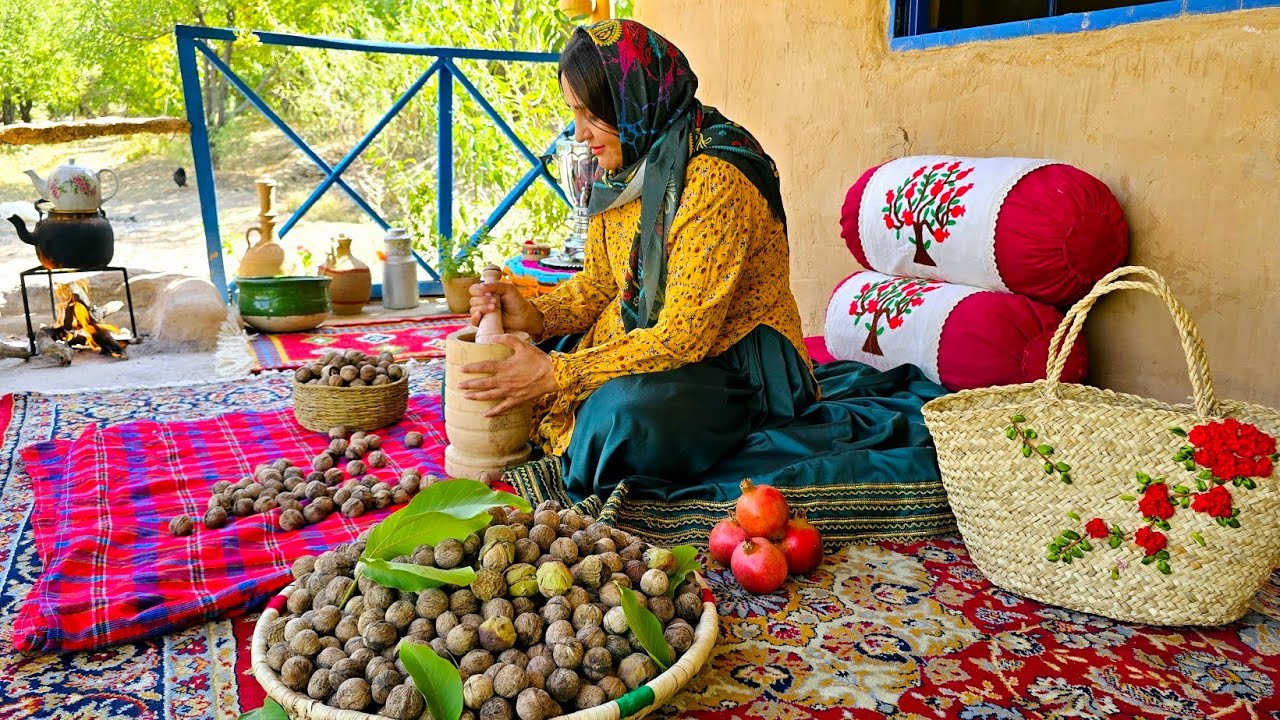 Walnut Harvest & Traditional Cooking: Delicious Fesenjan 🌰