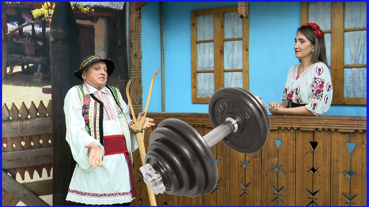 Ioan Selesi (Jon de la Criștelec) cu Monica Danciu Marian  - Fitnessu lui Jon de la Cristelec