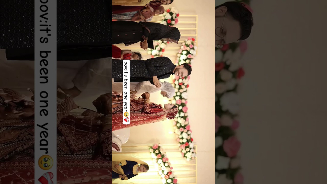 MASHAALLAHH😭💌#oneyearanniversary #wedding #love #couplegoals #couple #wedding anniversary  #fylシ