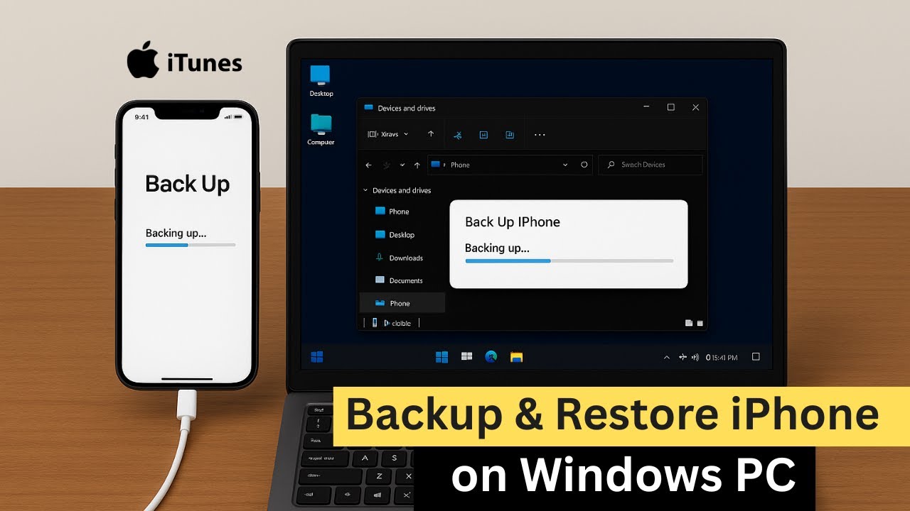 Back Up and Restore an iPhone on Windows PC [with iTunes]