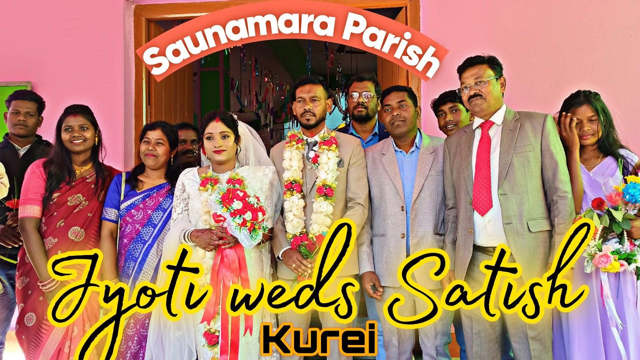 Wedding at Kurei(Kadamtoli)Jyoti weds Satish|Saunamara Parish||Rajgangpur(Tenkatoli)Barat 08-01-2025