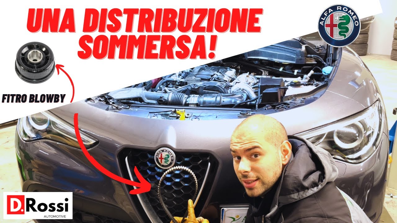 CINGHIA DISTRIBUZIONE ALFA ROMEO STELVIO GIULIA 2.2 DIESEL + CURIOSITA SUL FILTRO BLOW BY