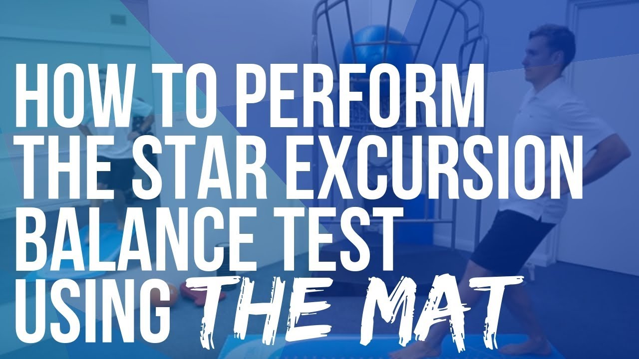 How to perform the Star Excursion Balance Test (SEBT) using the MAT