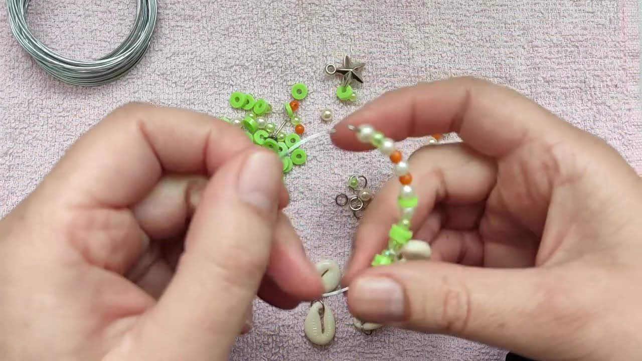 Como fazer BRINCO de argola com BÚZIOS muito fácil (passo a passo) #beads