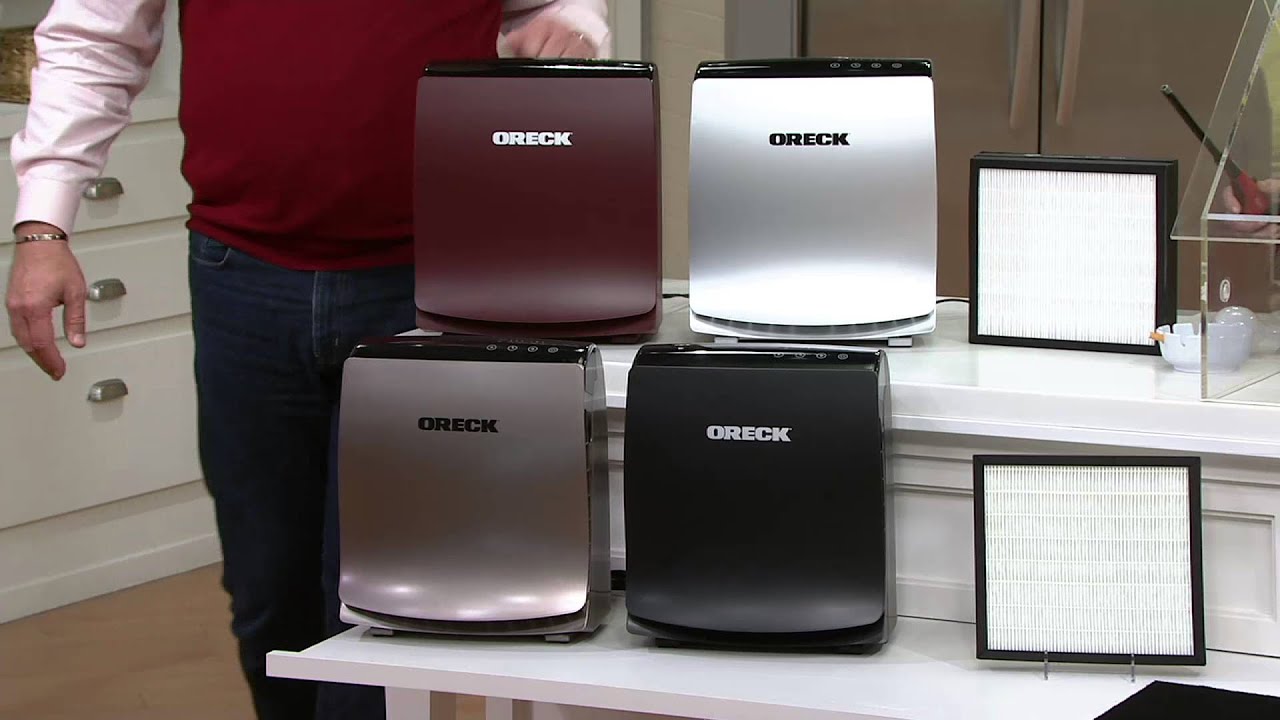 Oreck Airvantage HEPA Air Purifier with Carbon Odor Filter on QVC