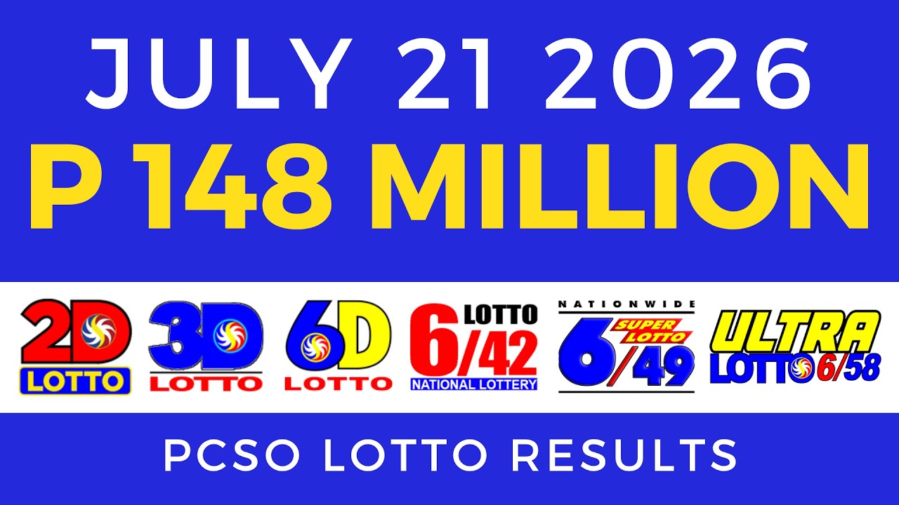 Lotto Result Today 9PM July 21 2026 PCSO
