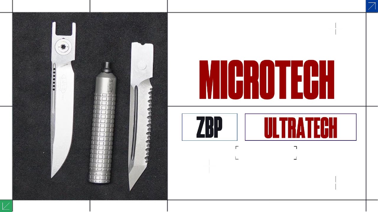Впервые в России! Разбираем Microtech ZBP Ultratech !