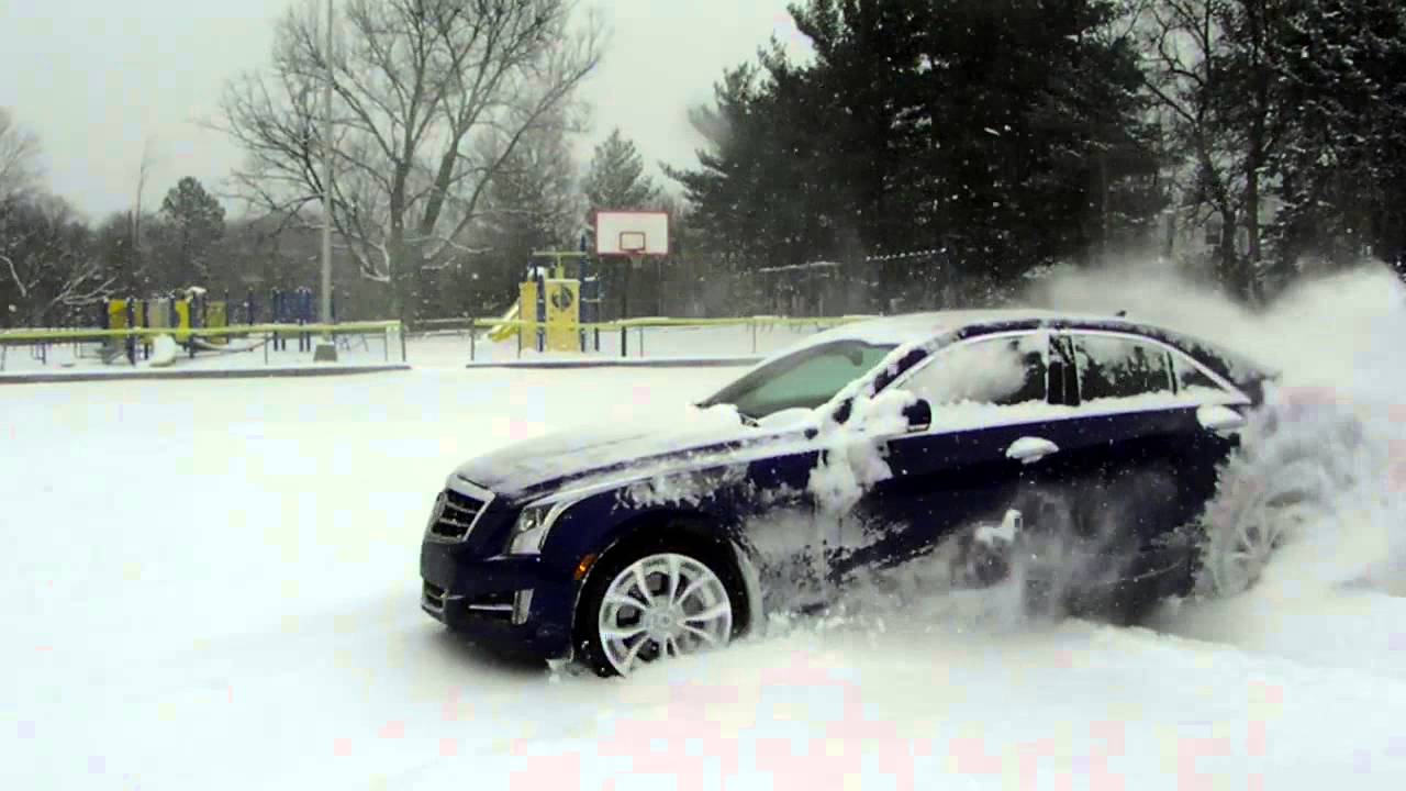 Deep Snow Drift - Cadillac ATS