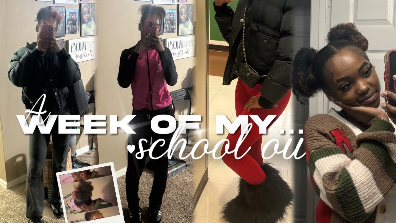 WEEK OF MY SCHOOL FITS♡ *highschool edition*| grwm, track vlog, outfit inspo