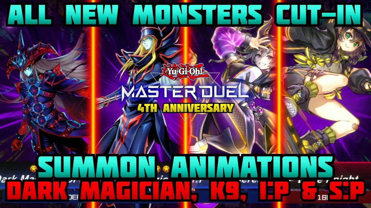 All New Monsters Animations and Alt Artworks in the 4th Anniversary in Master Duel